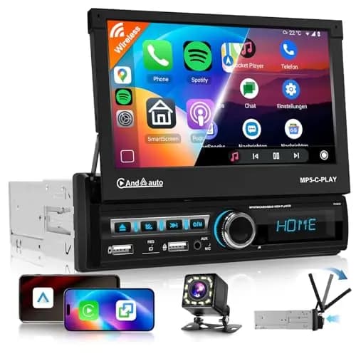 VECHTEL 1-DIN Carplay Autoradio