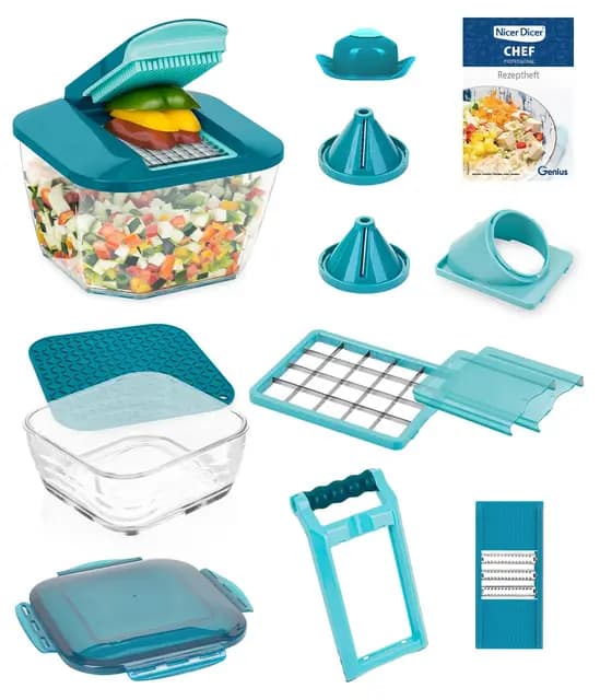 Genius Nicer Dicer Chef Professional Gemüseschneider 18-tlg
