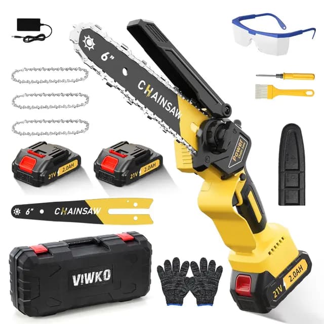 VIWKO 6 Zoll Akku-Kettensäge