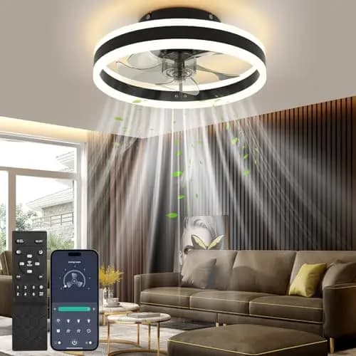 Nalezuns LED Deckenventilator mit Beleuchtung
