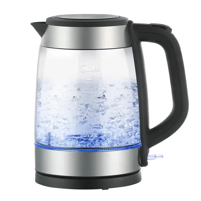 Midea 1,7L Glas-Wasserkocher