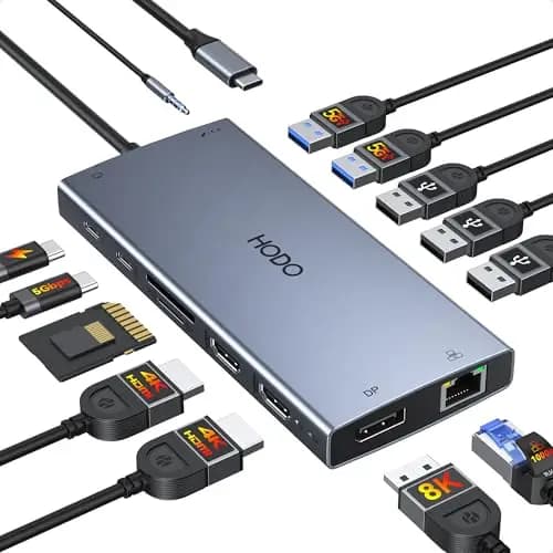 HODO 15-in-1 Laptop Dockingstation