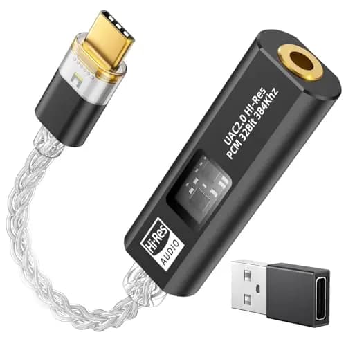 MoKo USB-C auf 3,5mm Audio Adapter Dual DAC