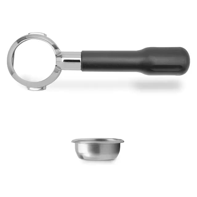 Lelit PLA570S Edelstahl-Bottomless-Portafilter