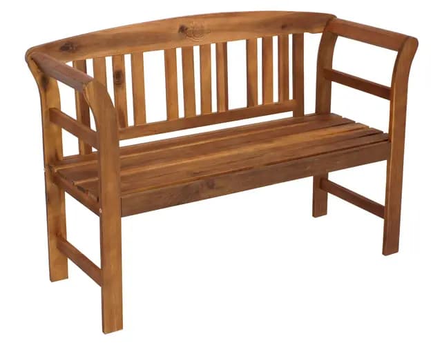 DEGAMO Landhausbank Gartenbank Rosario aus Akazienholz geölt, 2-sitzig 120cm, FSC®-Zertifiziert
