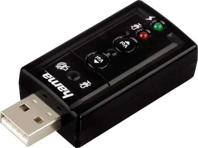 Hama USB-Soundkarte 7.1 Surround – Bild 1