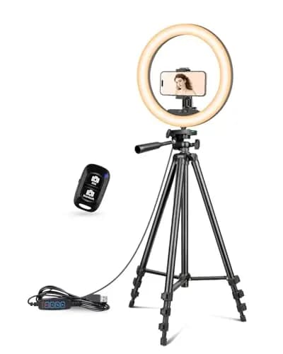 UBeesize 12 Zoll Ringlicht mit Stativ