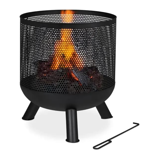 Relaxdays Mesh Feuerkorb