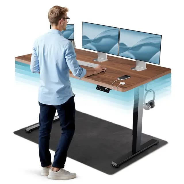 CLOUVOU CleverDesk Höhenverstellbarer Schreibtisch
