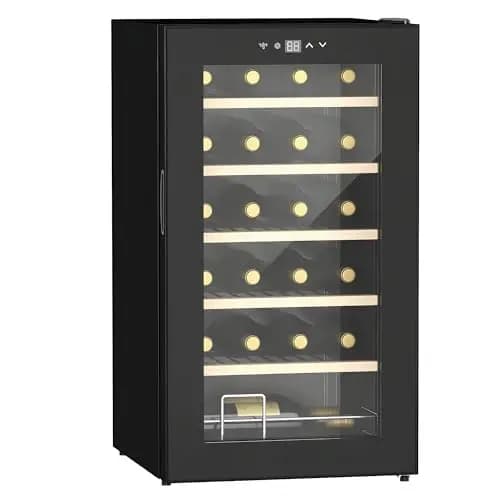 HOMCOM 24-Flaschen Weinkühlschrank