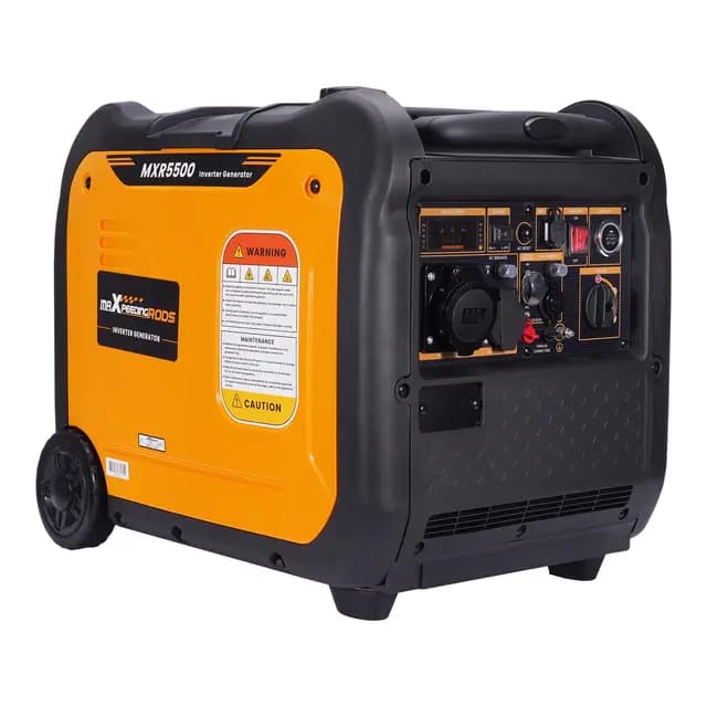 maXpeedingrods 5500W Benzin-Stromerzeuger