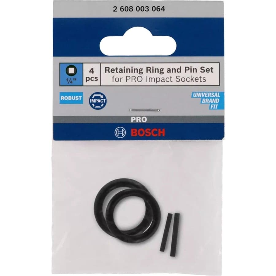 Set Haltering und Stift, für PRO Impact Steckschlüssel 1/4", Sicherung