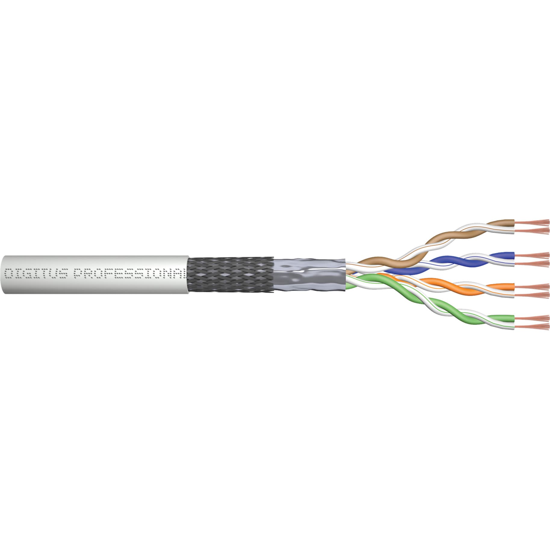 Professional Cat.5e SF/UTP Twisted Pair Roh-Patchkabel simplex