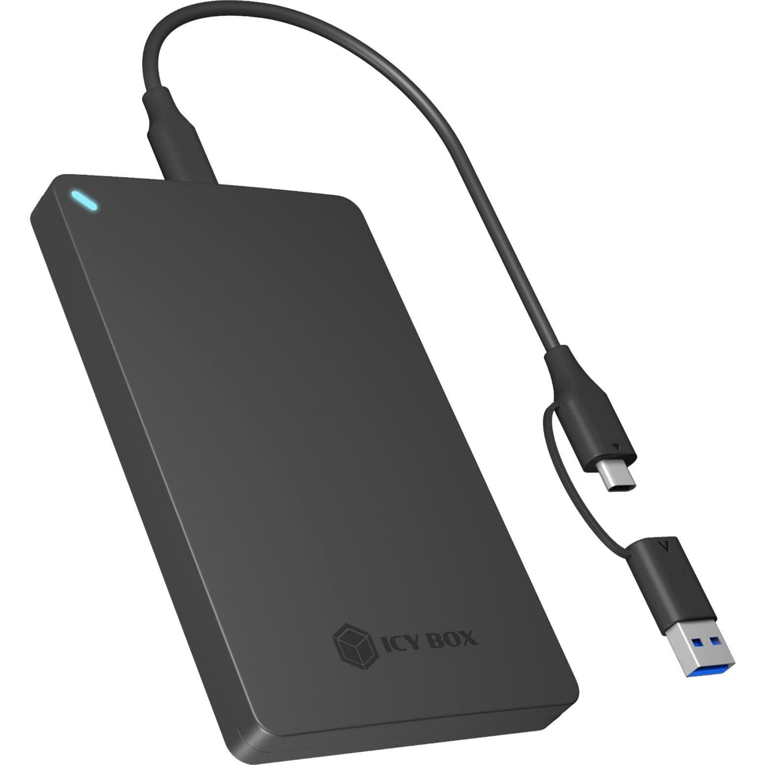 IB-201T-CU31 2.5" SATA HDD/SSD Gehäuse, Laufwerksgehäuse