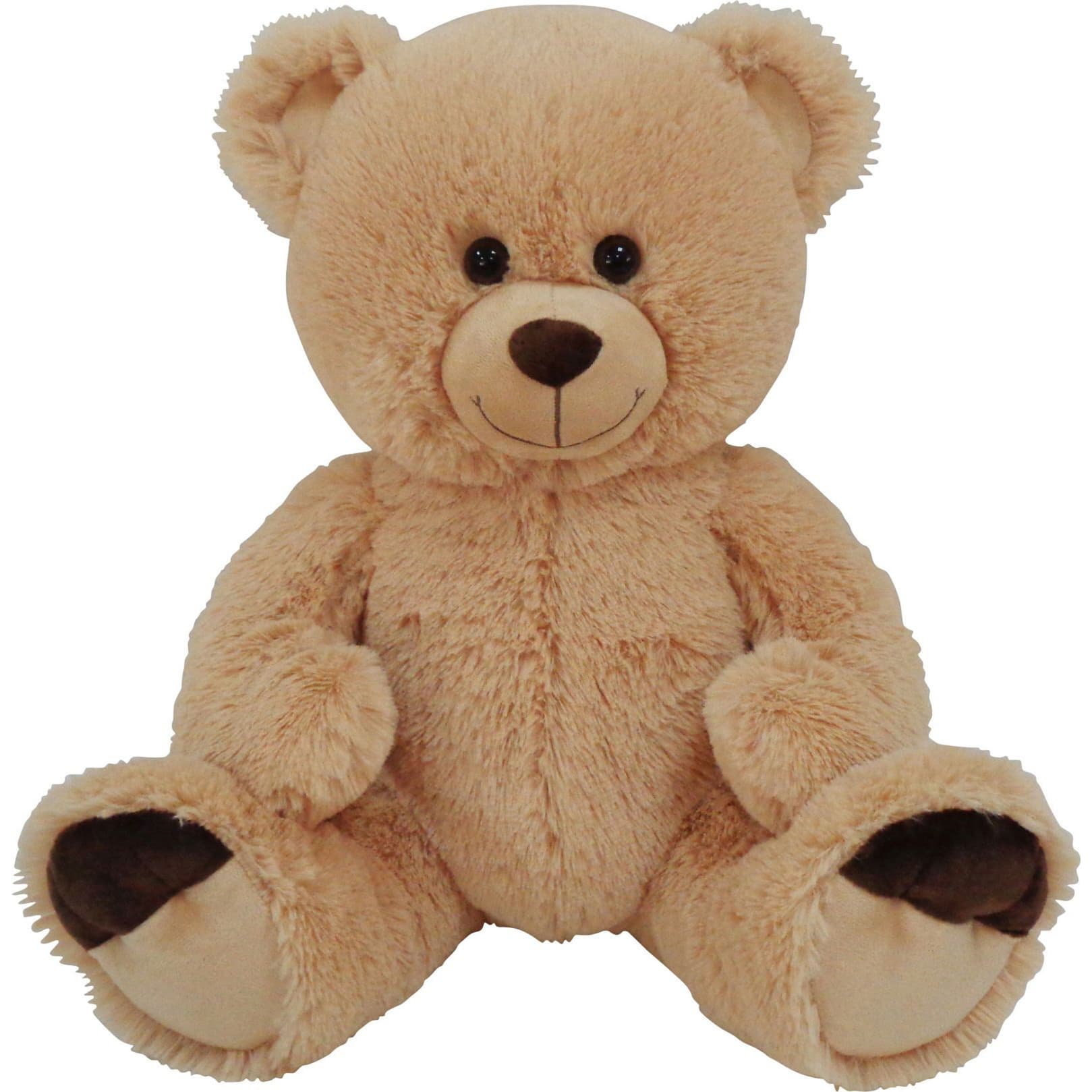 Plüsch-Teddy sitzend, circa 50 Zentimeter, Kuscheltier