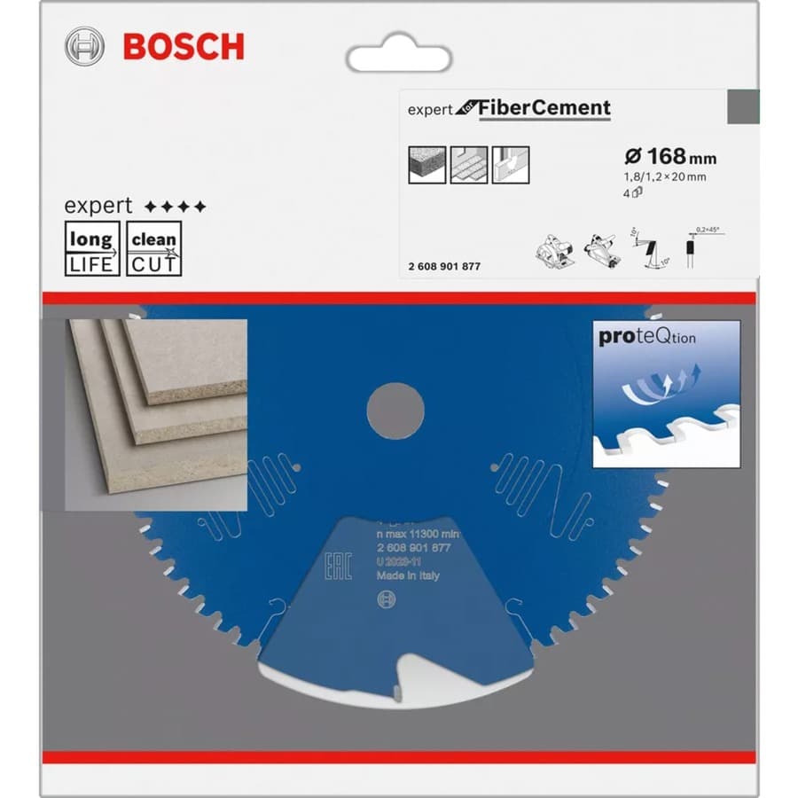 EXPERT Fibre Cement Kreissägeblatt, Ø 168mm, 4Z