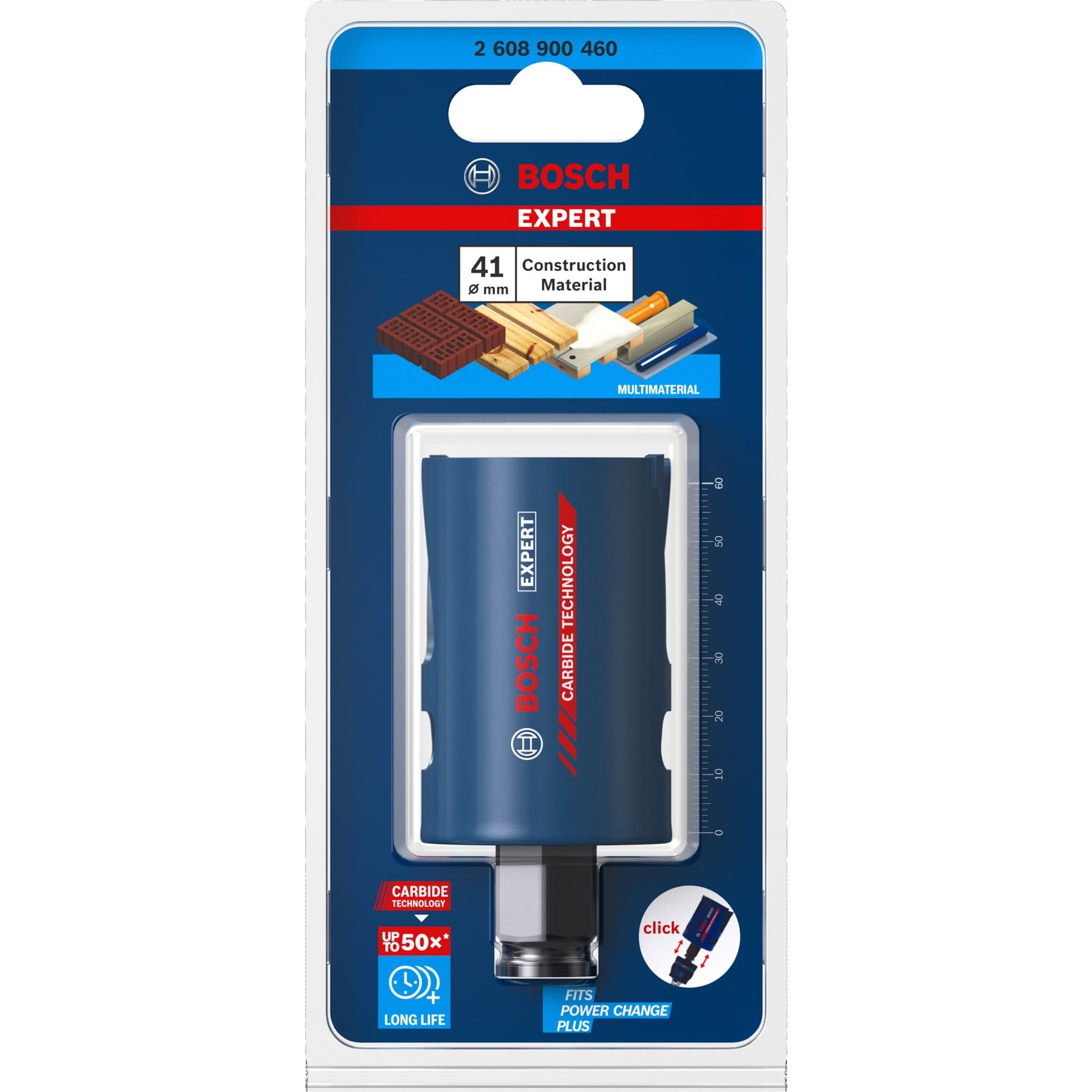 EXPERT Lochsäge Construction Material PC Plus, Ø 41mm