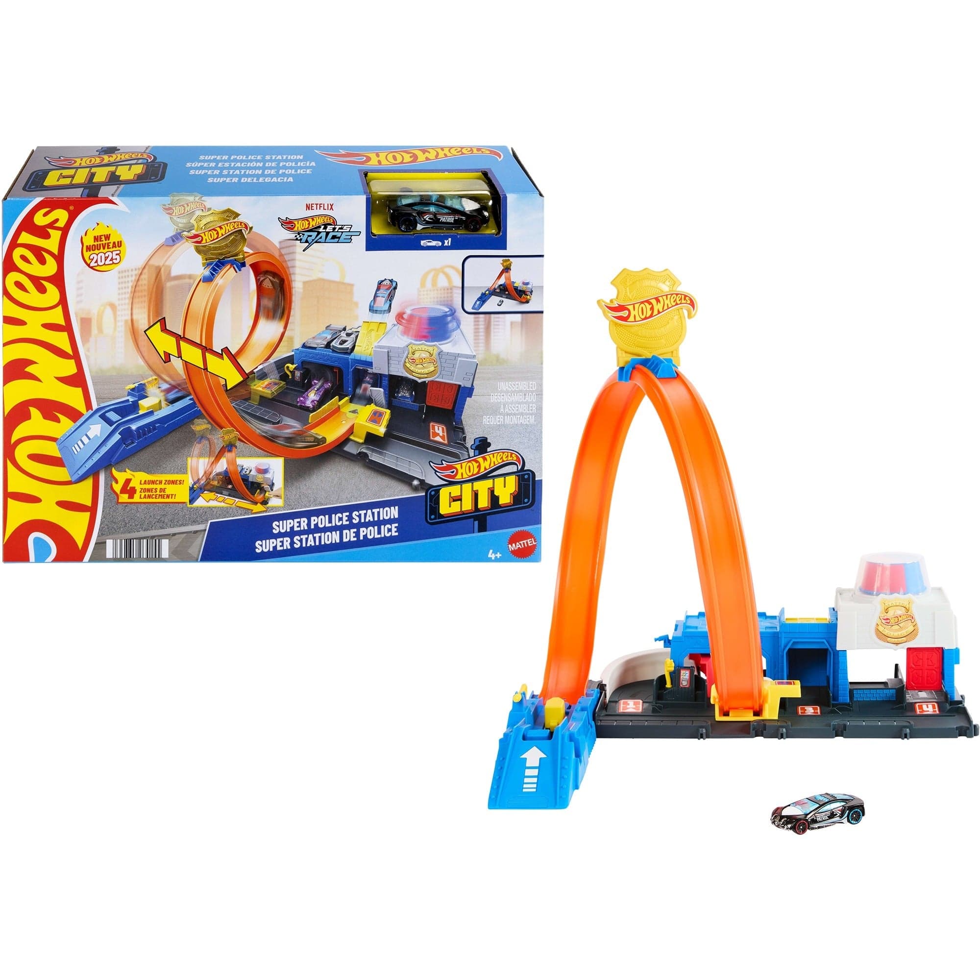 Hot Wheels City Super Polizeistation, Spielgebäude