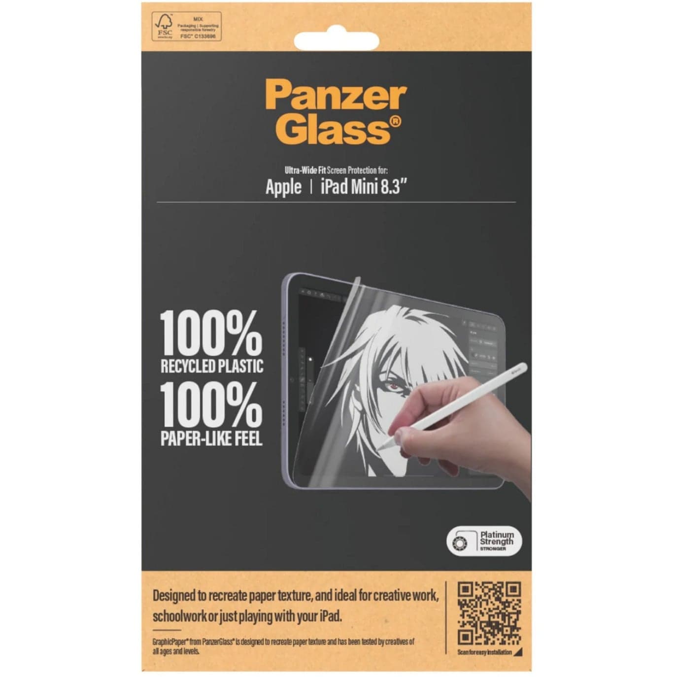 GraphicPaper Displayschutz Ultra-Wide Fit, Schutzfolie
