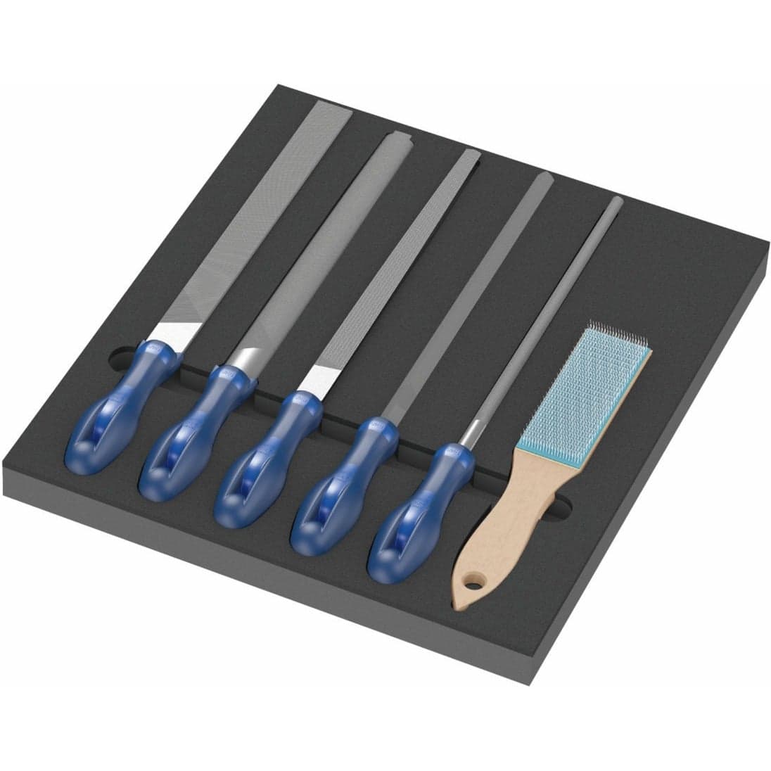9783 Schaumstoffeinlage PFERD Feilen-Set 1, 6‑teilig