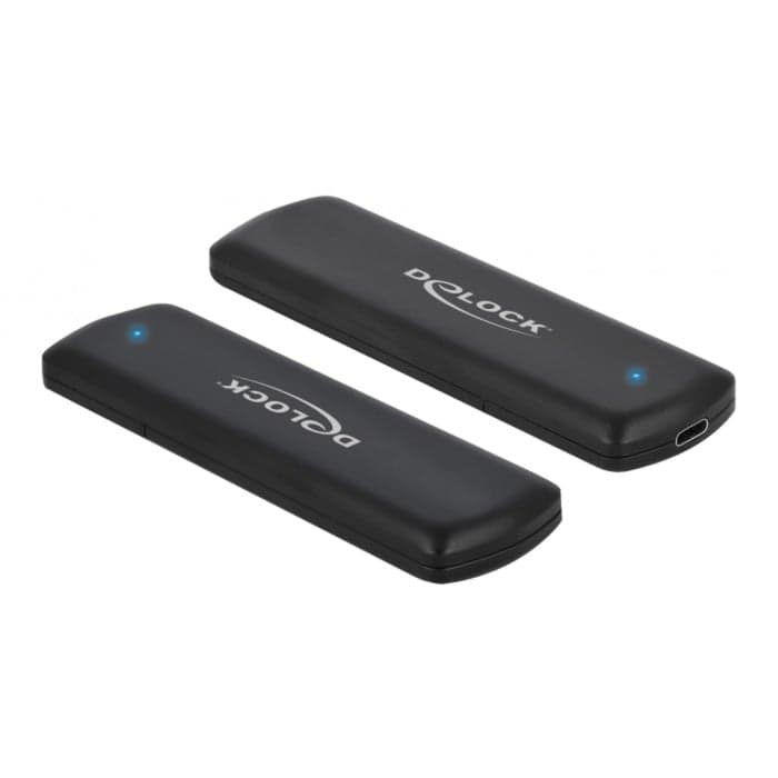 Externes USB Type-C Combo Gehäuse für M.2 NVMe PCIe oder SATA SSD, Laufwerksgehäuse