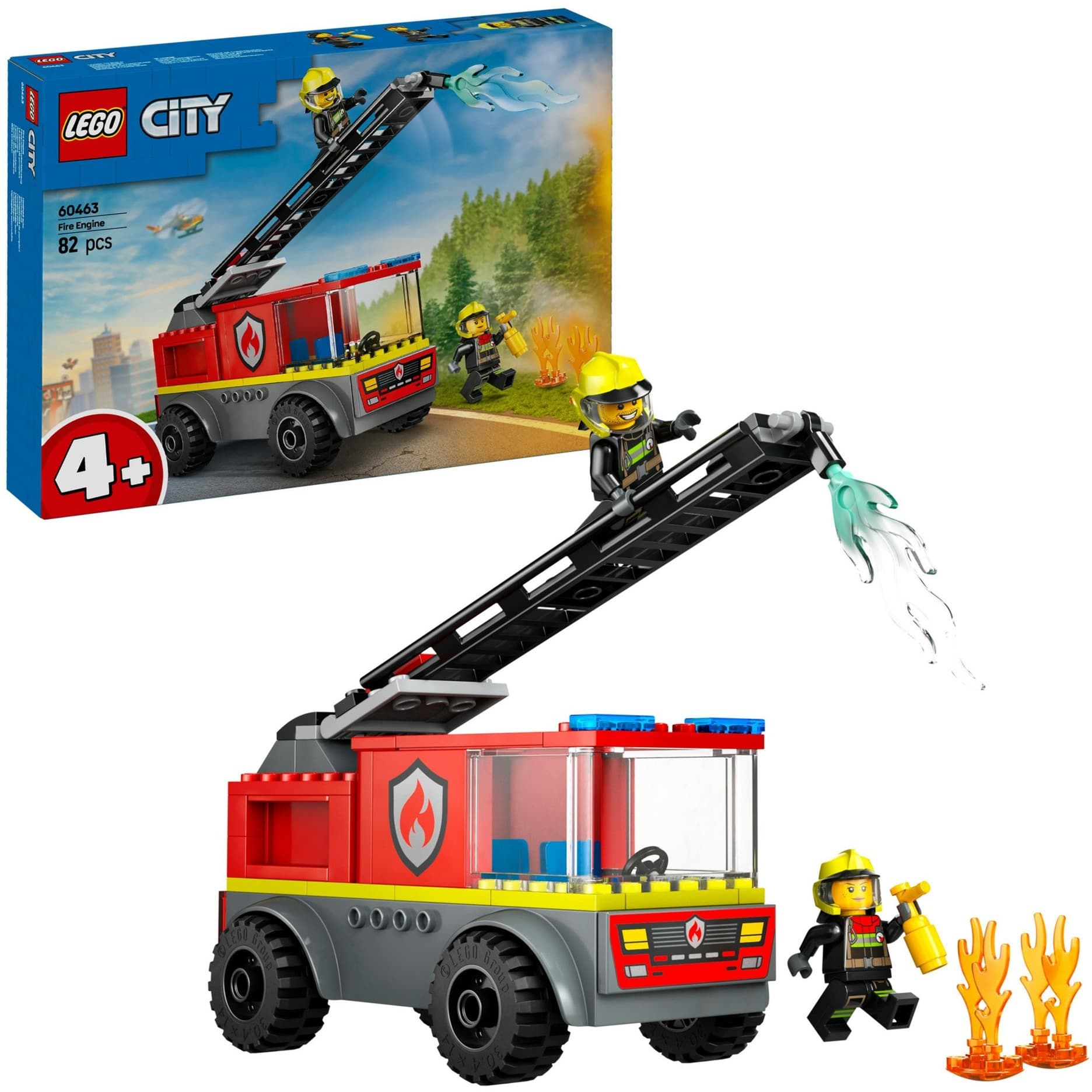 60463 City Feuerwehrleiterfahrzeug, Konstruktionsspielzeug