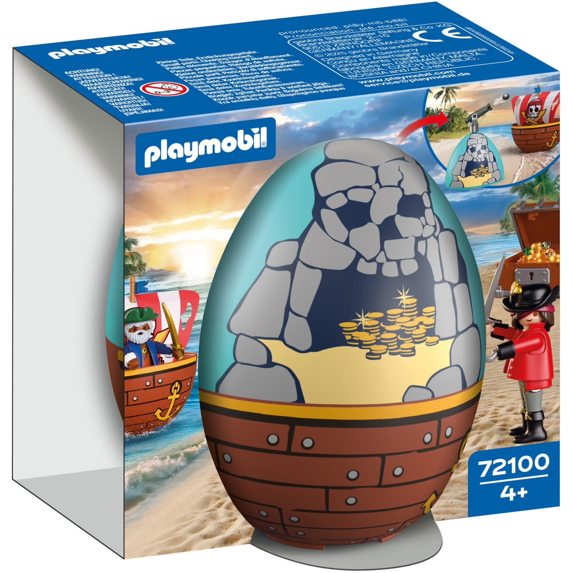 72100 Spiel-Ei: Piraten, Konstruktionsspielzeug