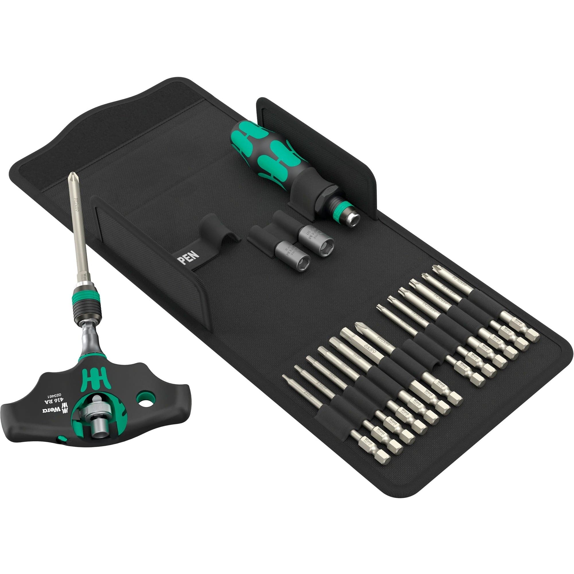 Kraftform Kompakt 400 RA SHK Set 1, mit Ratschenfunktion, Bit-Satz