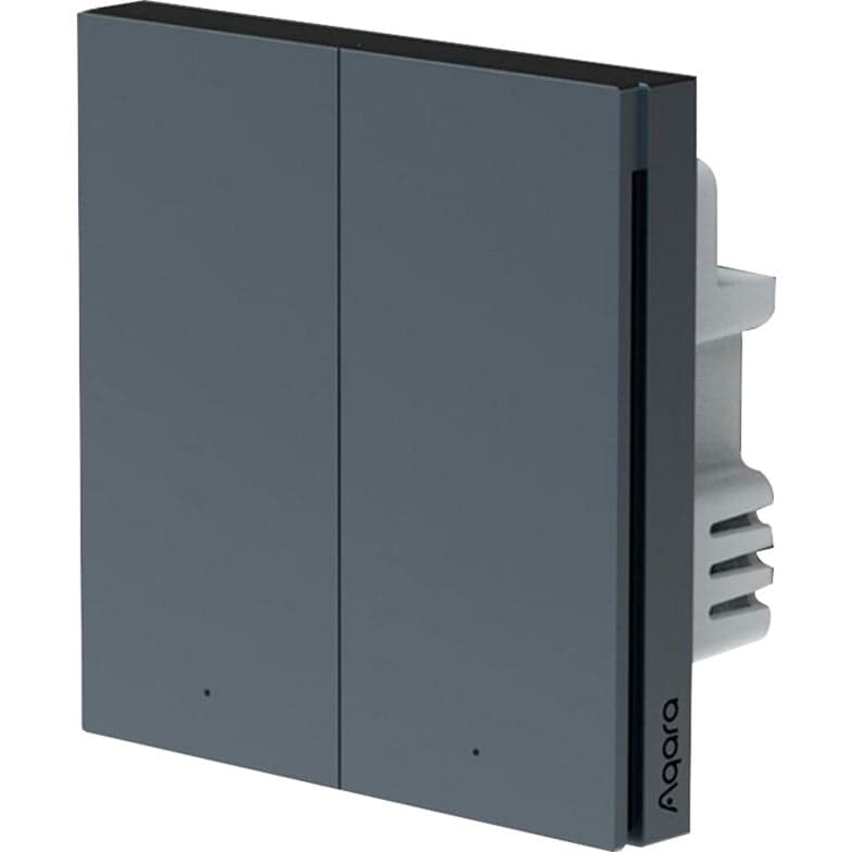Smart Wall Switch H1 - zwei Wippen mit Neutralleiter, Schalter