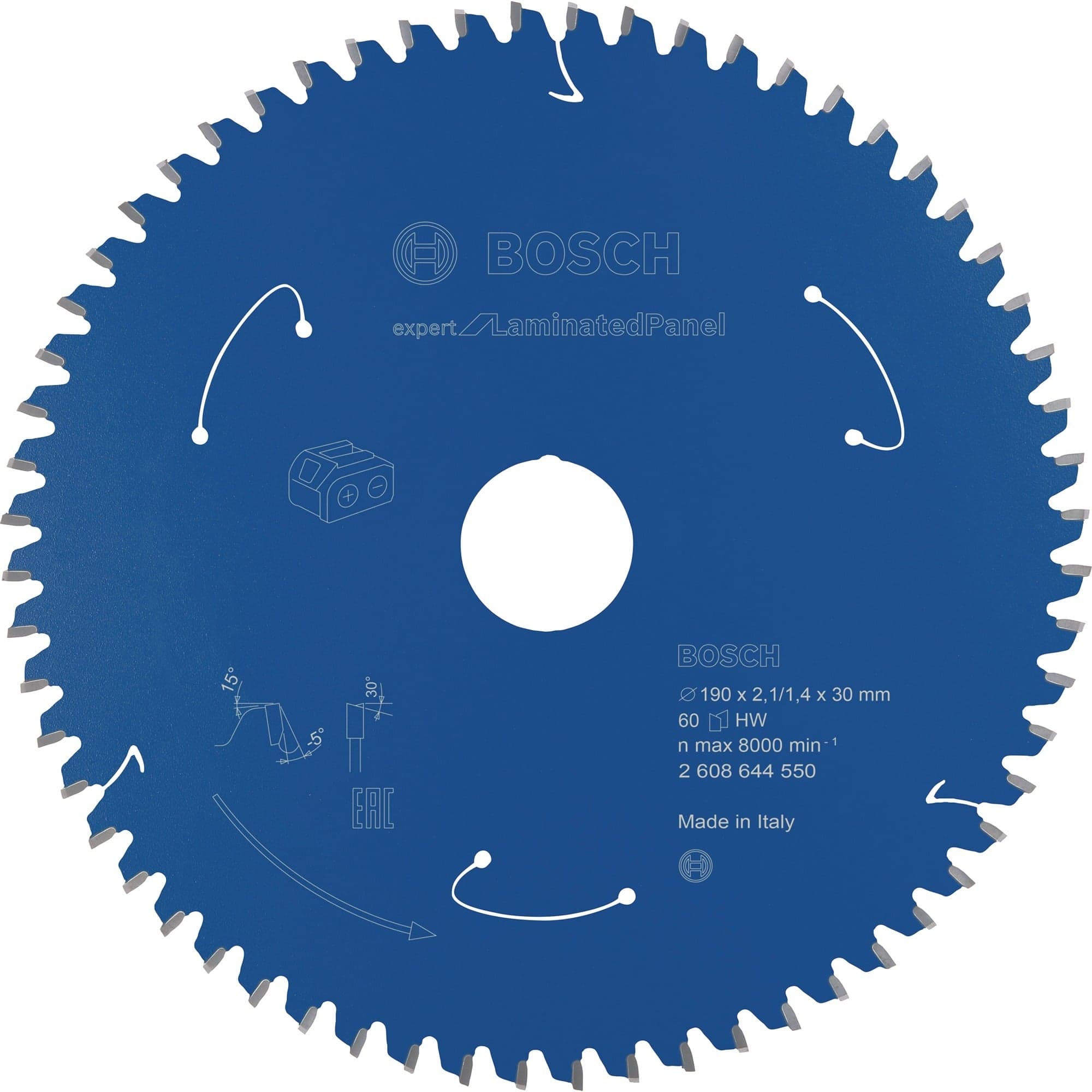 Kreissägeblatt Expert for Laminated Panel, Ø 190mm, 60Z