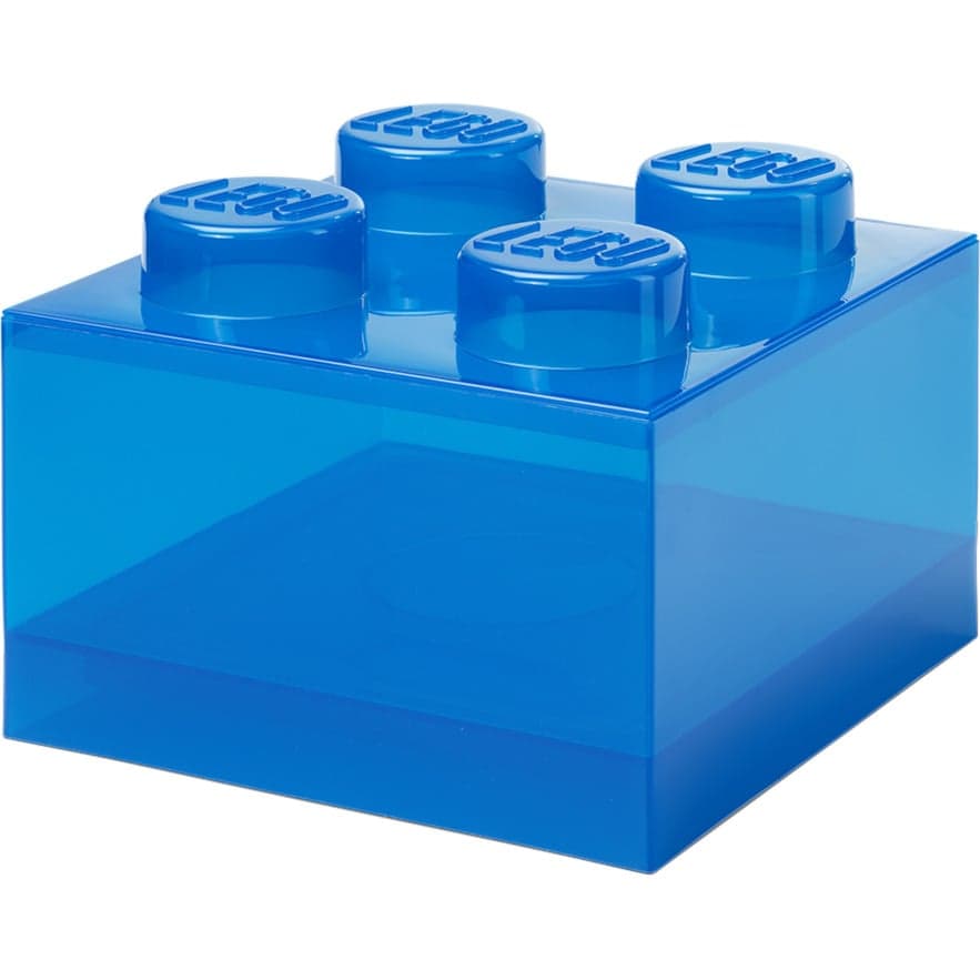 LEGO Storage Brick 4 Top Lid Glitter, Aufbewahrungsbox