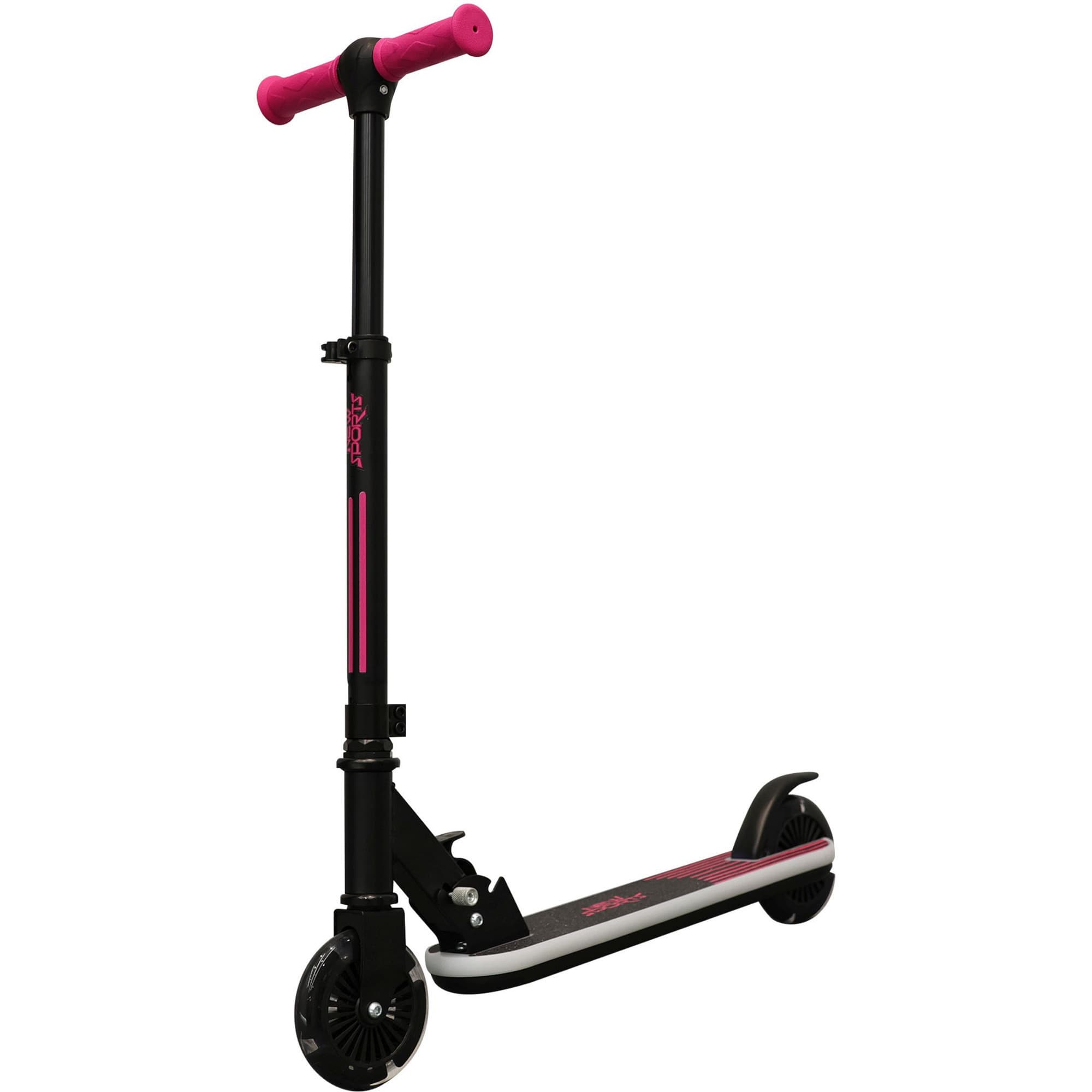 LED Scooter mit 120 Millimeter Reifen und ABEC 7 Kugellagern