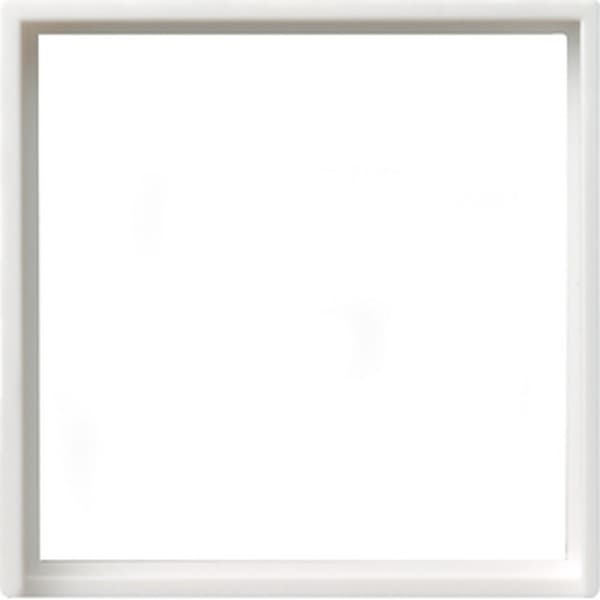 Adapterrahmen mit quadratischem Ausschnitt für Geräte mit Abdeckung quadratisch 50 x 50 mm
