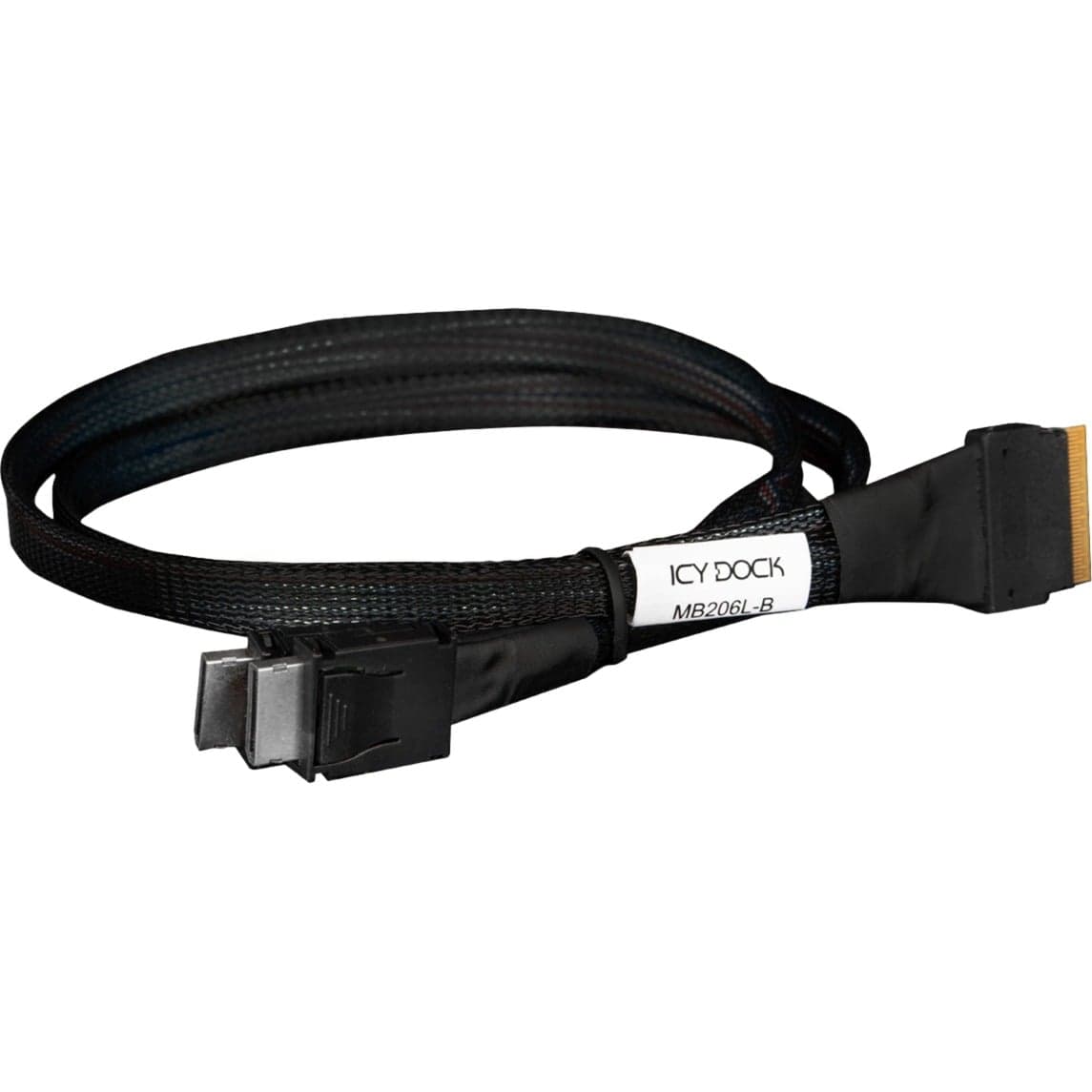 Kabel SlimSAS x8 SFF-8654 > 2x OCuLink x4 SFF-8611