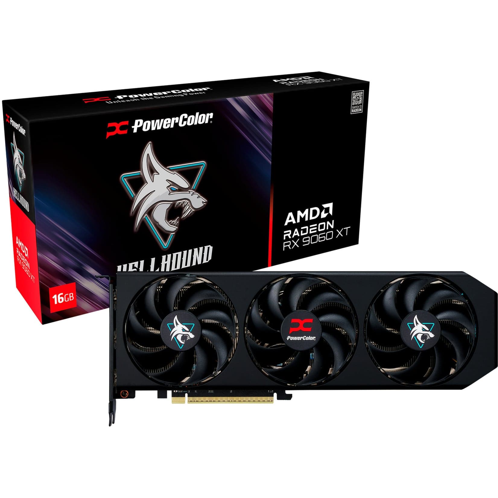 Radeon RX 9060 XT Hellhound 16GB, Grafikkarte