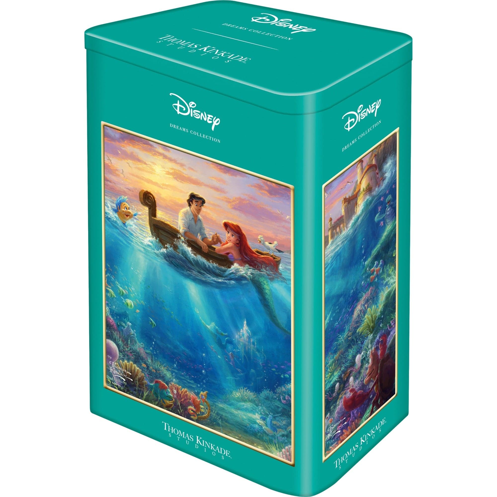 Thomas Kinkade Studios: Disney - Arielle in der Nostalgie Metalldose, Puzzle