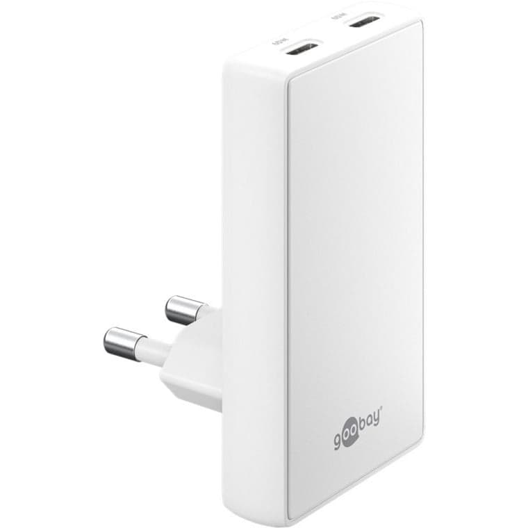 USB-C PD GaN 90° Dual-Schnelladegerät 65 W