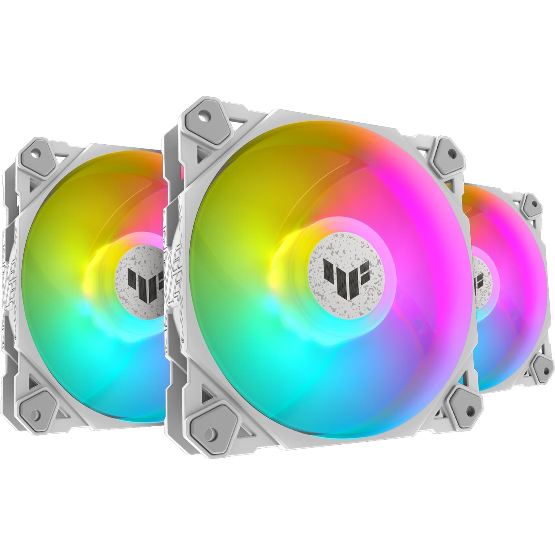 TUF Gaming TF120 ARGB-Gehäuselüfter White Edition 3IN1