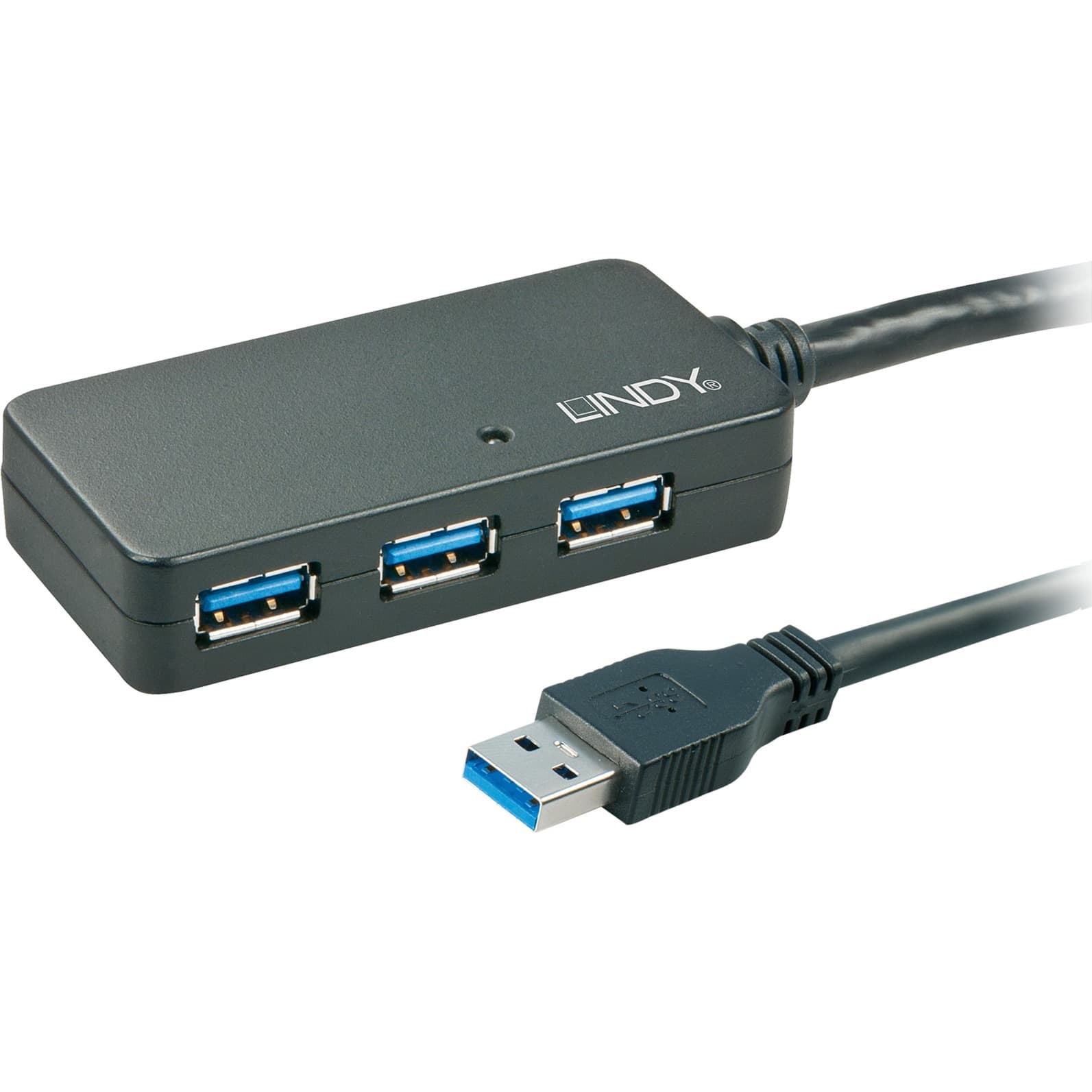 USB 3.2 Gen 1 Aktivhub Pro, USB-A Stecker > 3x USB-A Buchse, USB-Hub