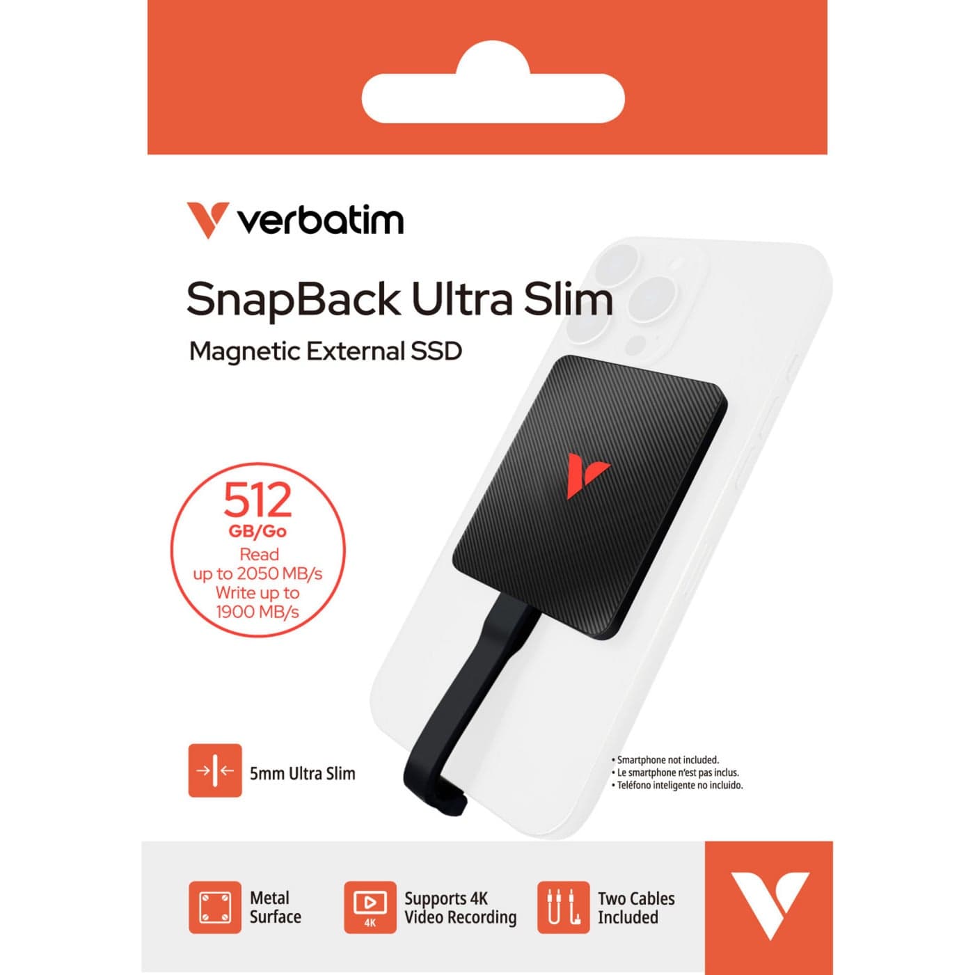 SnapBack Ultra Slim SSD 512 GB, Externe SSD