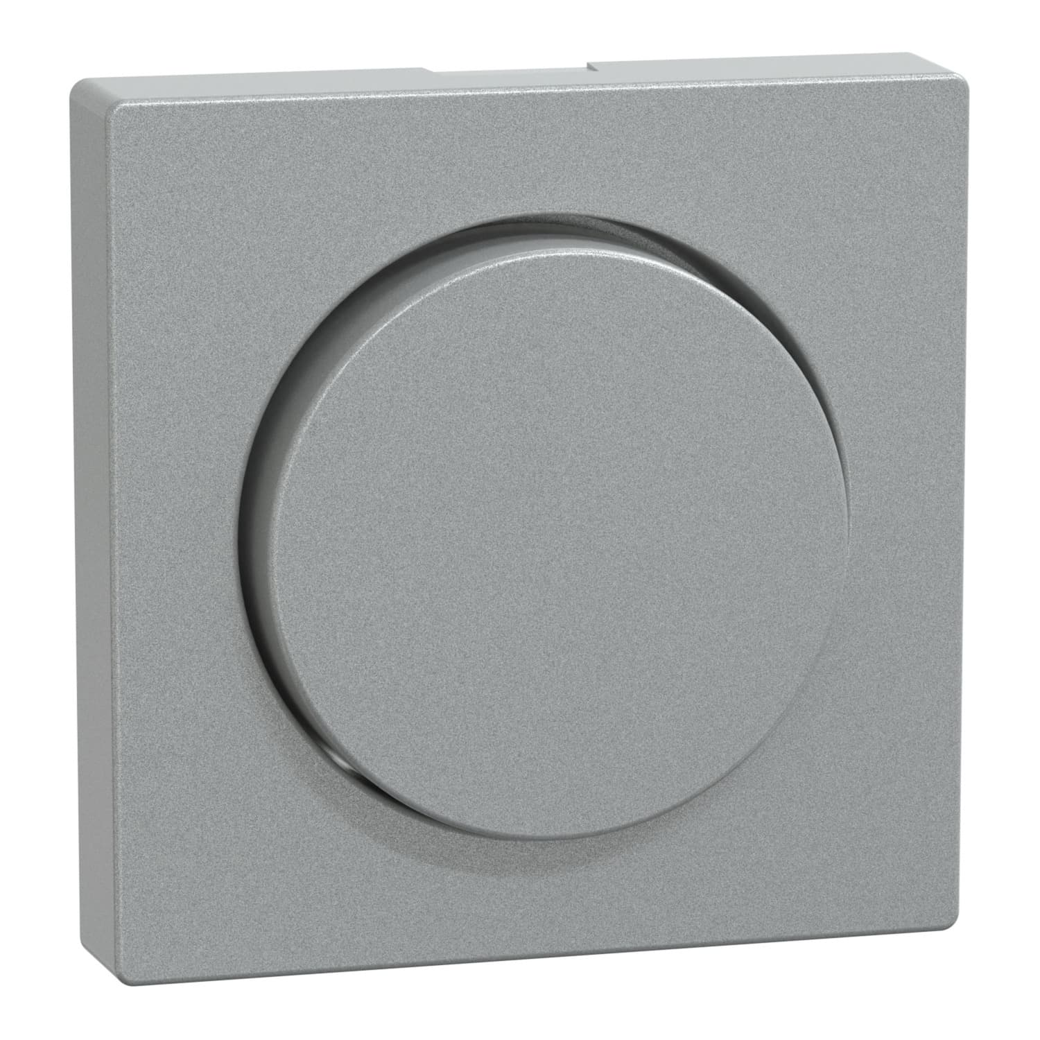 Zentralplatte Aluminium mit Drehknopf Typ MEG5250-0460 für Dimmer, System M