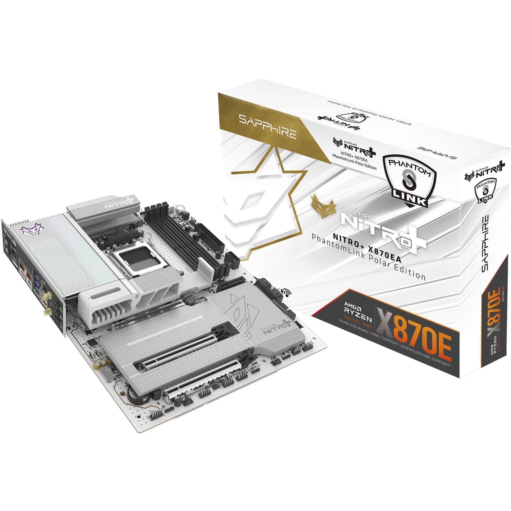 NITRO+ X870EA WIFI7 Phantom Link Polar, Mainboard