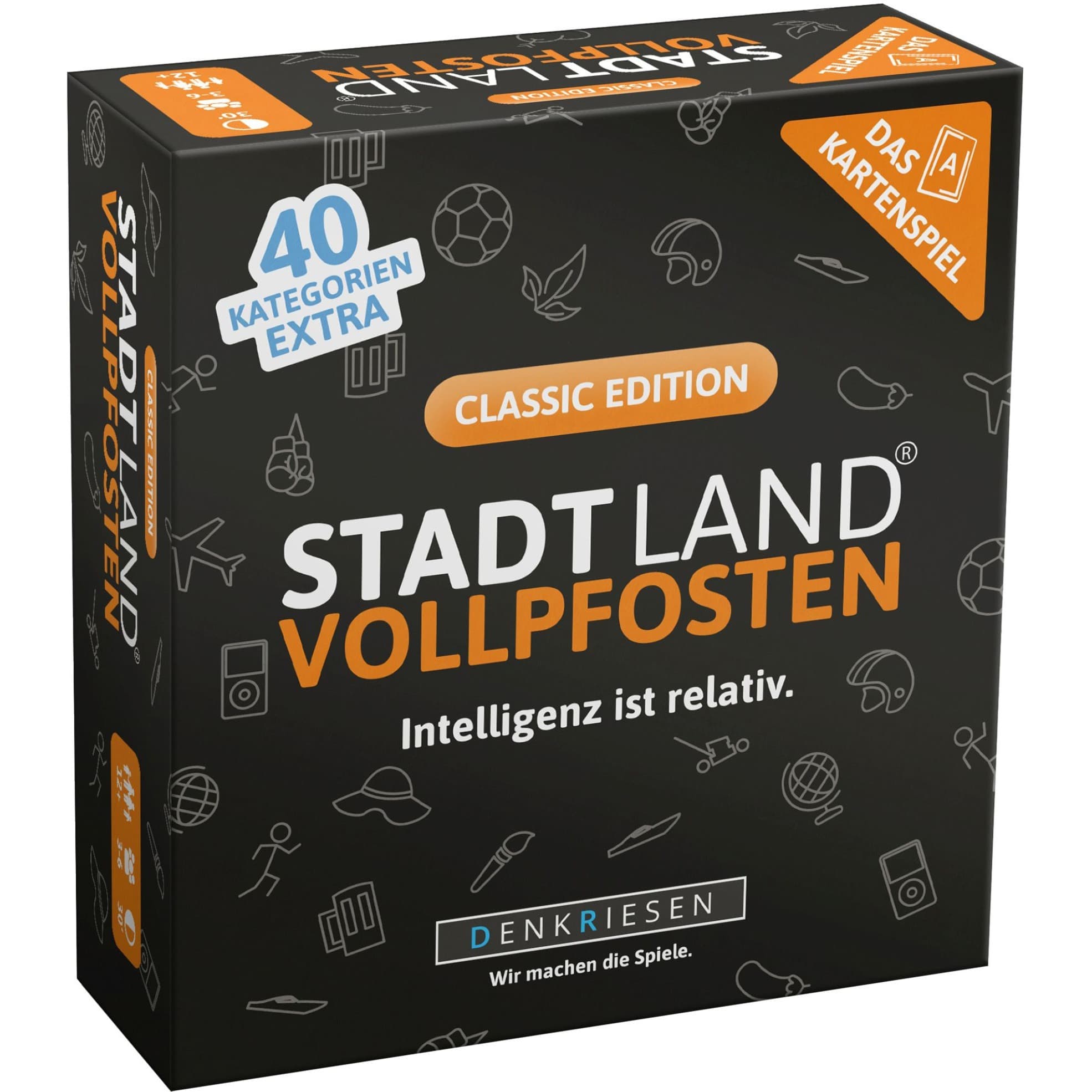 Stadt Land Vollpfosten - Das Kartenspiel Classic Edition SE