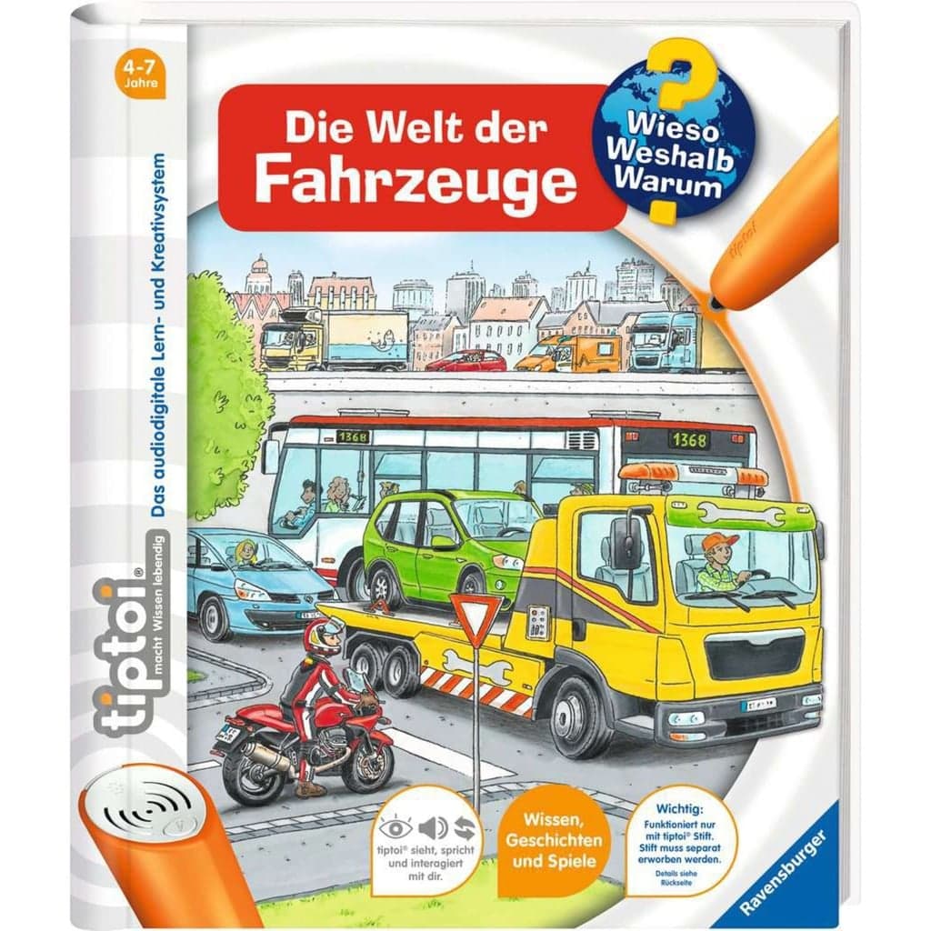tiptoi Wieso? Weshalb? Warum? Die Welt der Fahrzeuge, Lernbuch