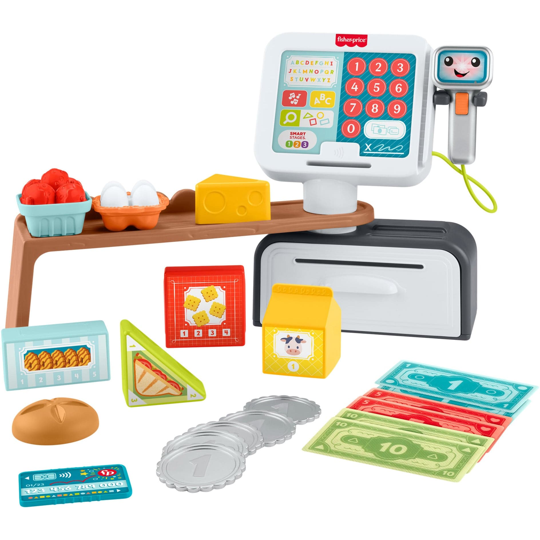 Lernspaß Meine erste Spielkasse elektronisches Lernspielzeug für Kleinkinder