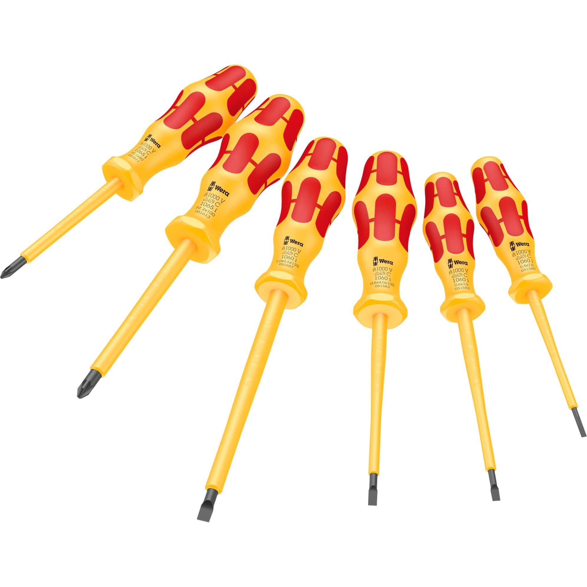 1060 i/1065 i/6 Schraubendrehersatz Kraftform VDE
