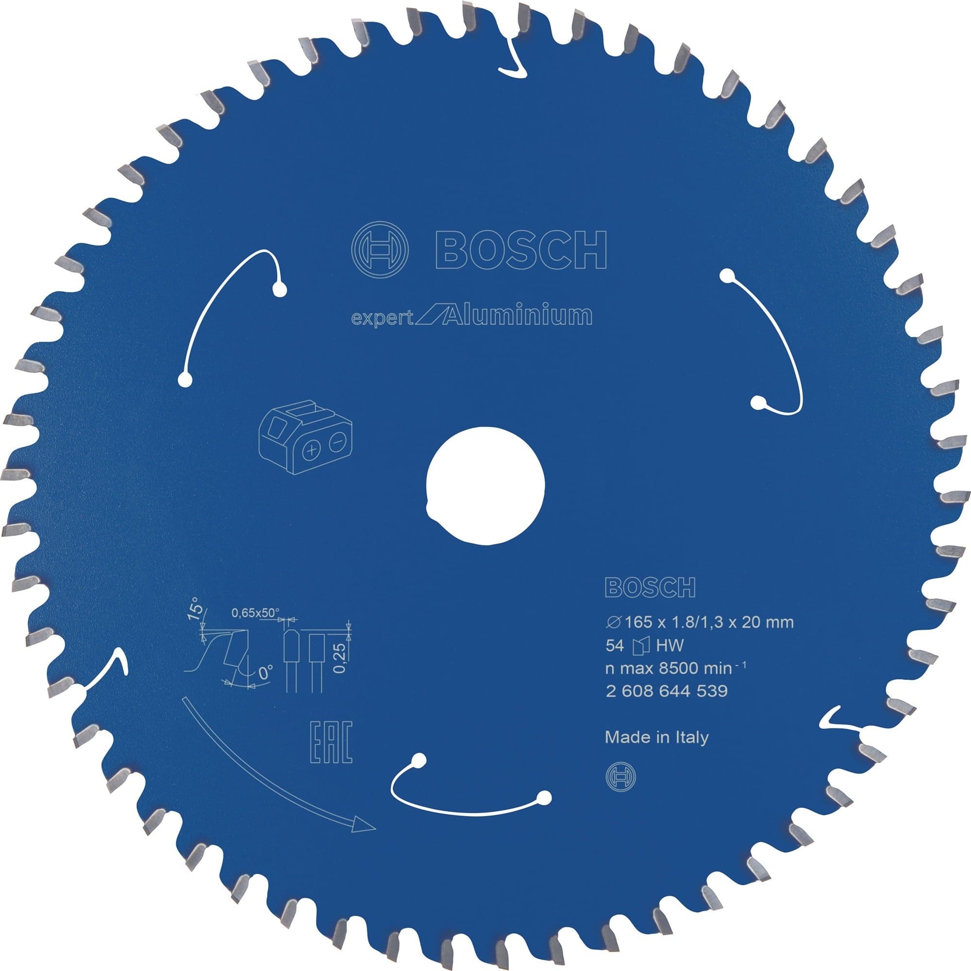 Kreissägeblatt Expert for Aluminium, Ø 165mm, 54Z