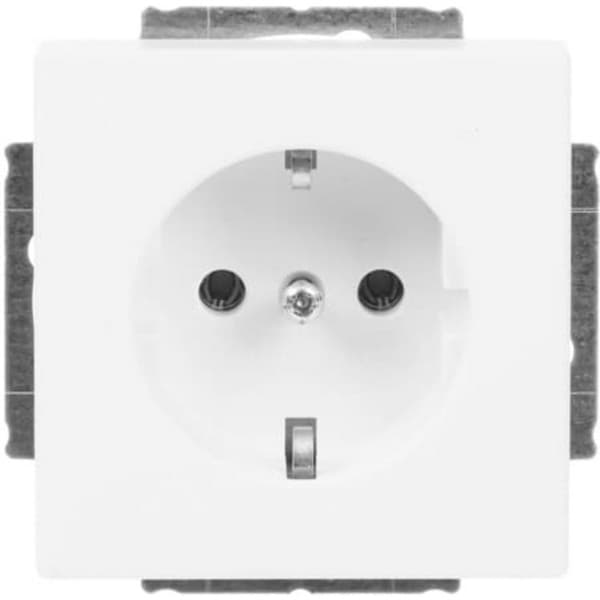 Schutzkontakt-Steckdose CEE 7/3 Typ F, Unterputz, 16 Ampere, 250 Volt, mit Durchschleiffunktion