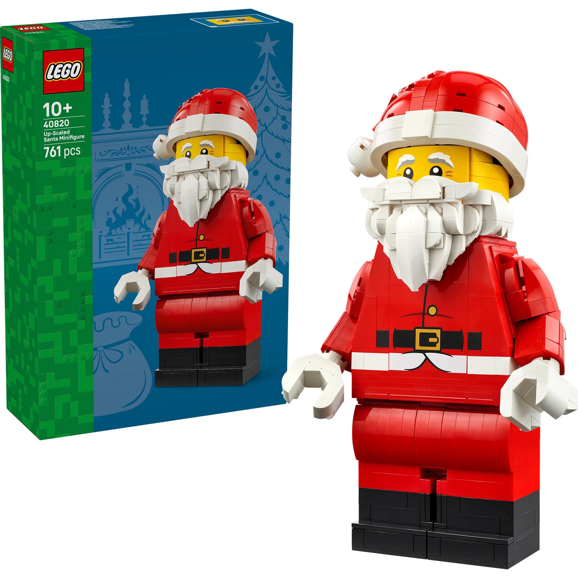 40820 Große Weihnachtsmann-Minifigur, Konstruktionsspielzeug