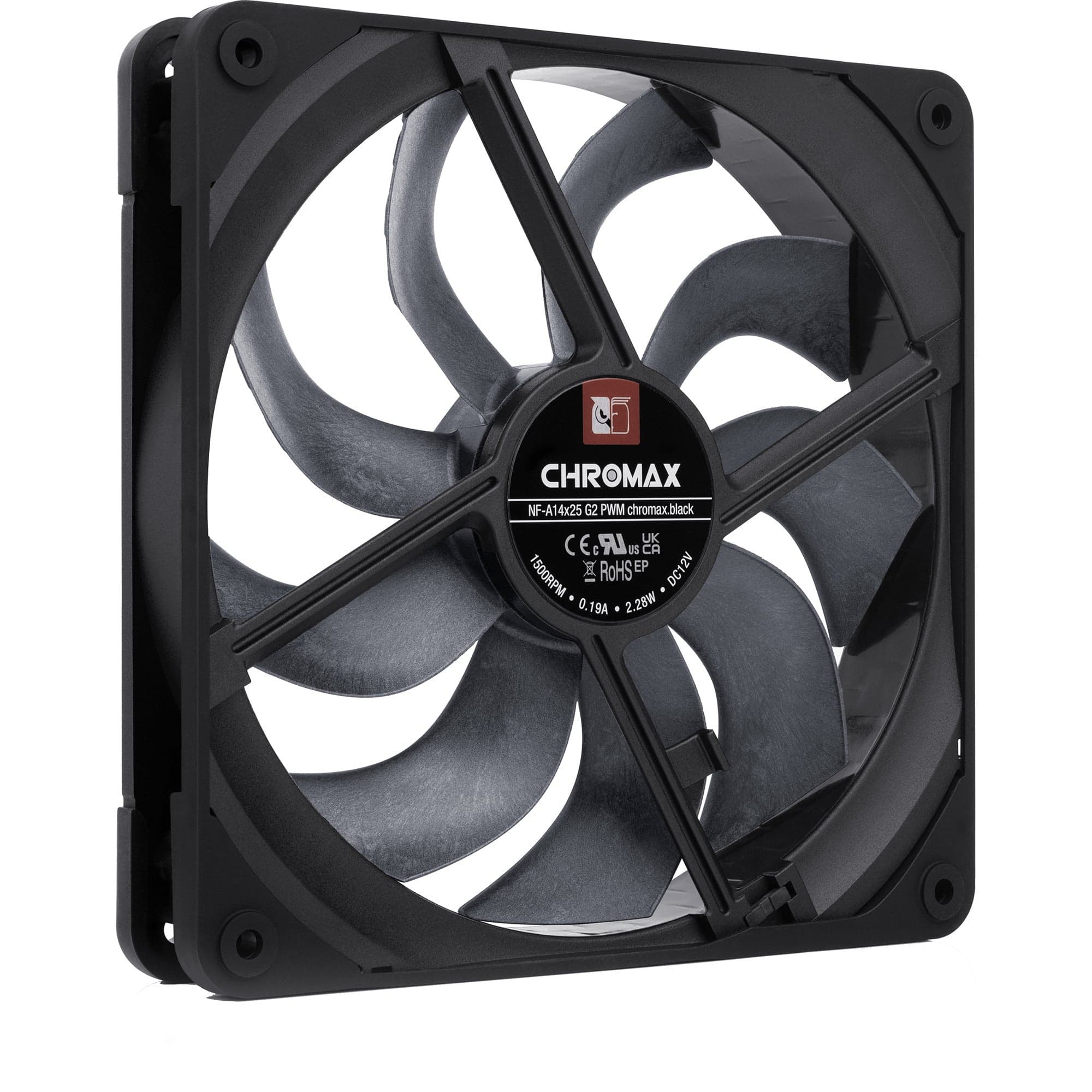 NF-A14x25 G2 PWM chromax.black, Gehäuselüfter